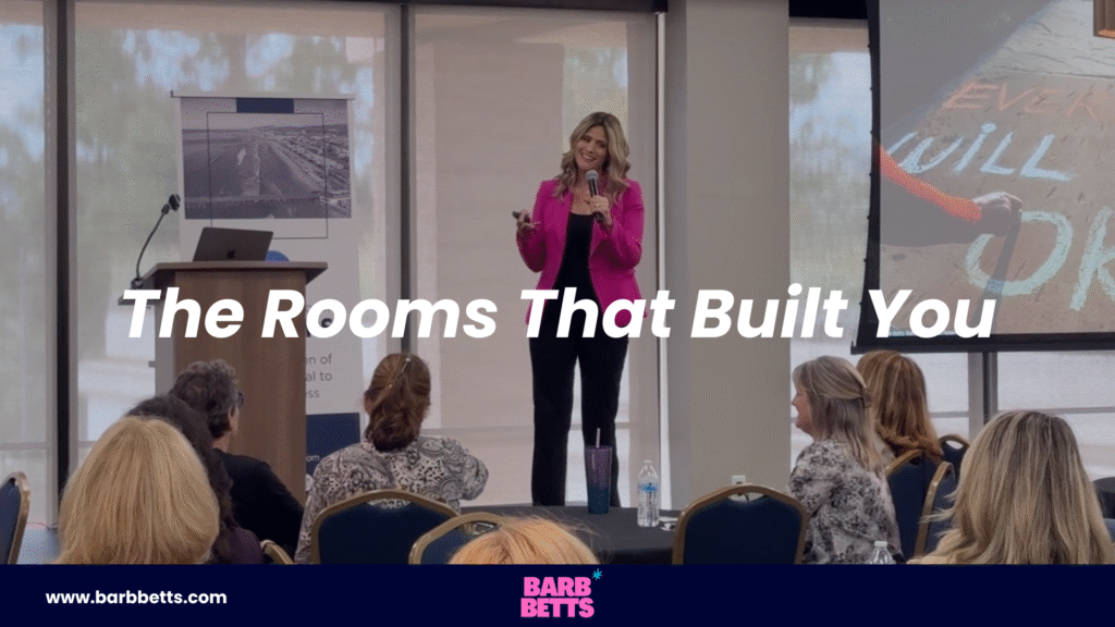 Barb Betts teaching an ethics class and reflecting on the professional communities, relationships, and learning environments that shaped her career.